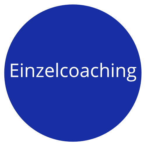 einzelcoaching - blau